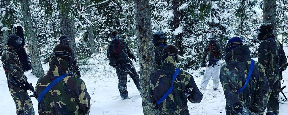  Spela paintball och Lasertag året runt!